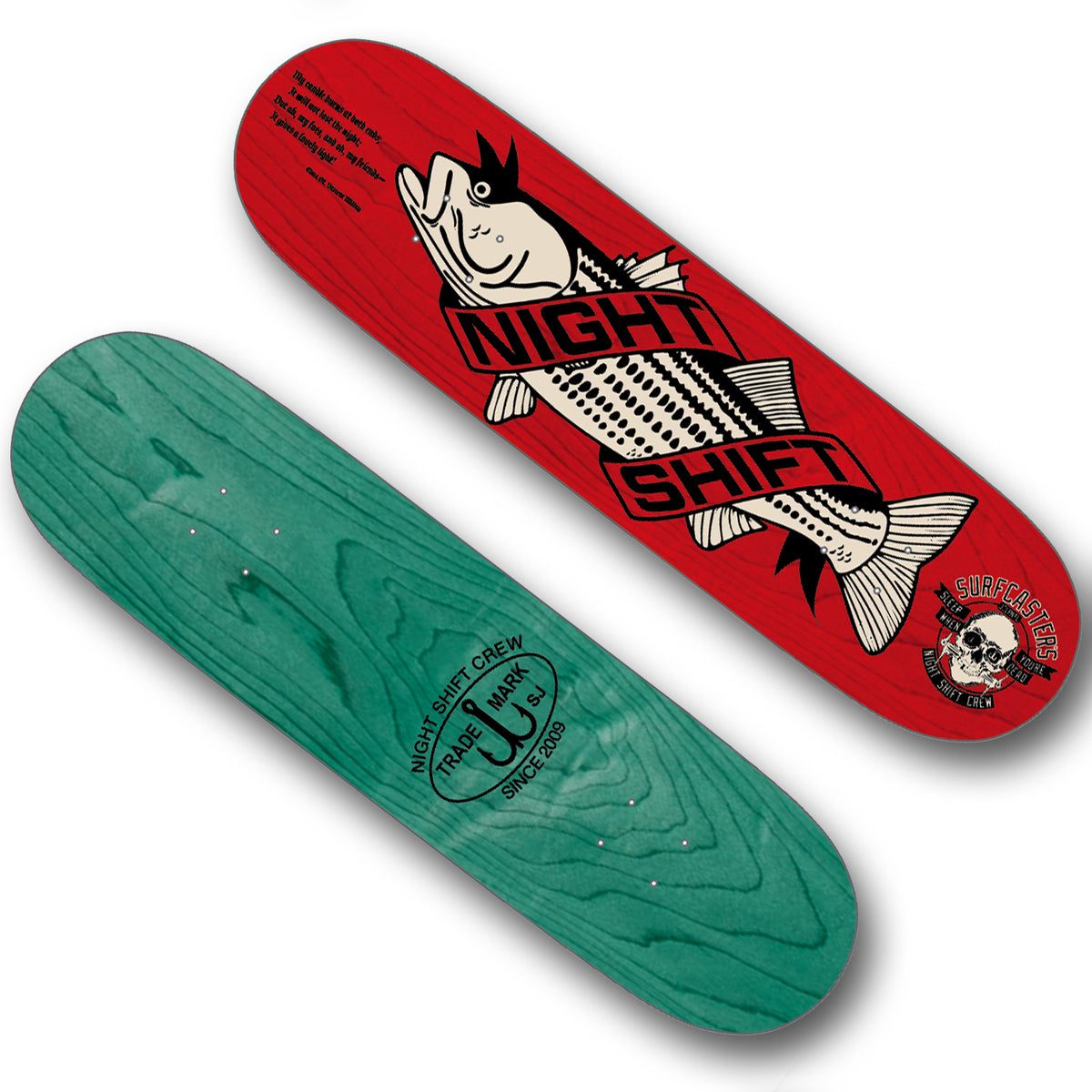 NSC Skate Deck (Surfcaster's Journal X Chapman Boards NSC Skate Deck (Surfcaster's Journal X Chapman Boards