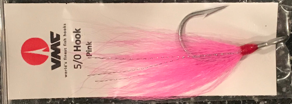 Ron's Striper Candy Fish Hooks VMC 9171 Siwash with a Bucktail –  Surfcaster's Journal Store