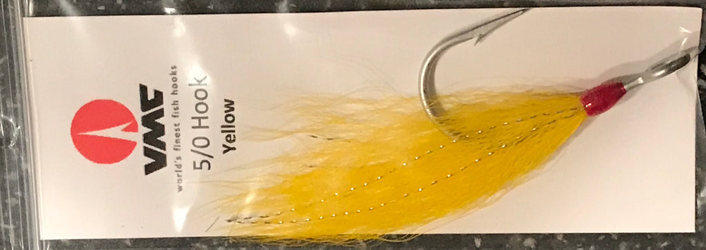 Ron's Striper Candy Fish Hooks VMC 9171 Siwash with a Bucktail –  Surfcaster's Journal Store